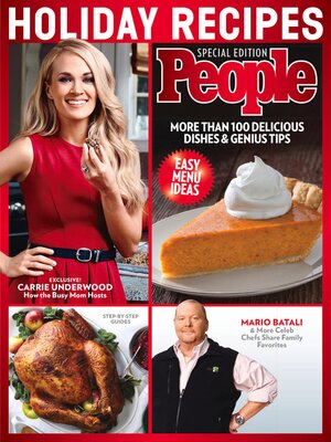 cover image of PEOPLE Holiday Recipes
